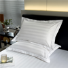 Hotel 100% Cotton White Color Stripe Fitted Sheet 