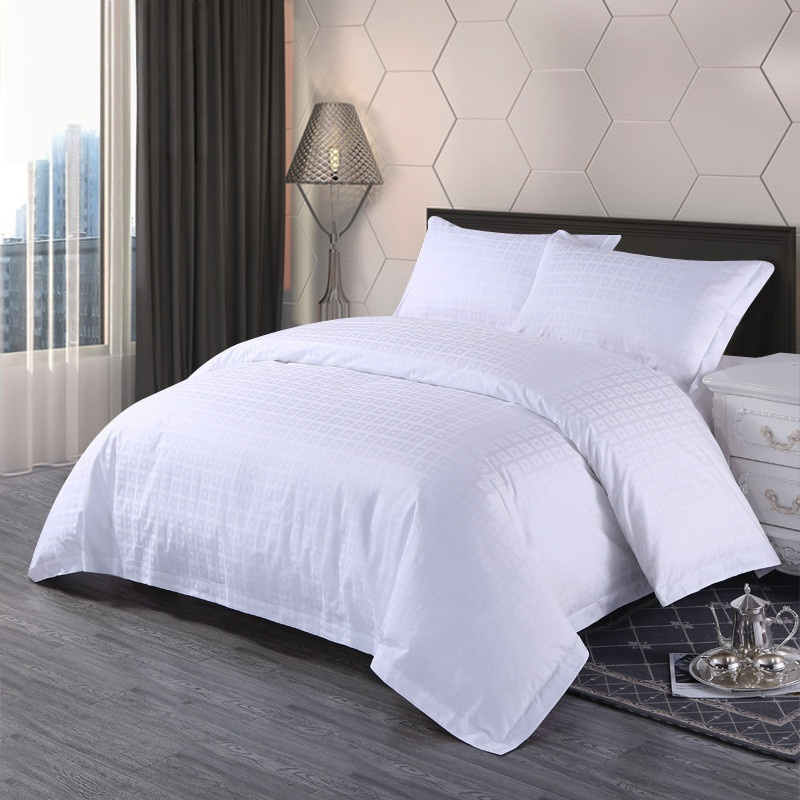  Jacquard Geometry Hotel Linen 300TC Bedding Sets 